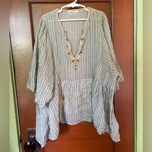 ISABEL MARANT ETOILE DESIGNER FLOWY SUMMER BOHO BLOUSE